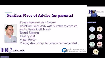 1st Webinar: Healthy Smile, Raising Awareness of the Risks of Tooth Decay in Children – Part 3